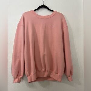 For Love And Lemons Pink Crewneck Sweatshirt